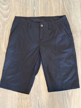 Royal Robbins Black Flat Front Women’s Hiking Shorts